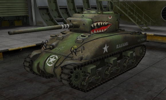 шкурка для танка M4 Sherman