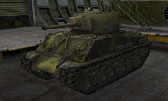 шкурка для танка M4A3E8 Sherman