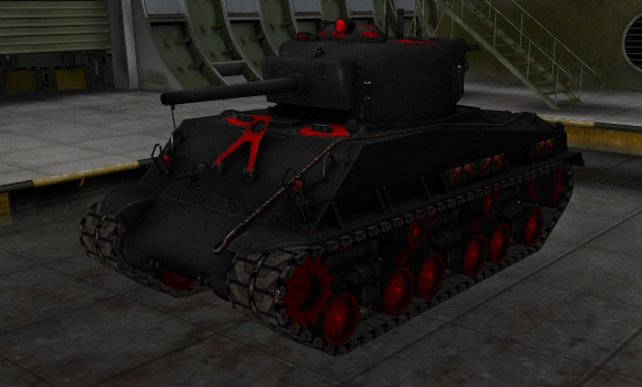 шкурка для танка M4A3E8 Sherman