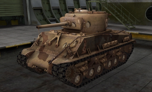 шкурка для танка M4A3E8 Sherman