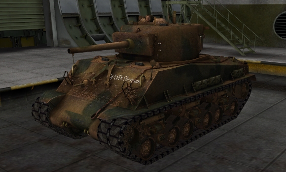 шкурка для танка M4A3E8 Sherman