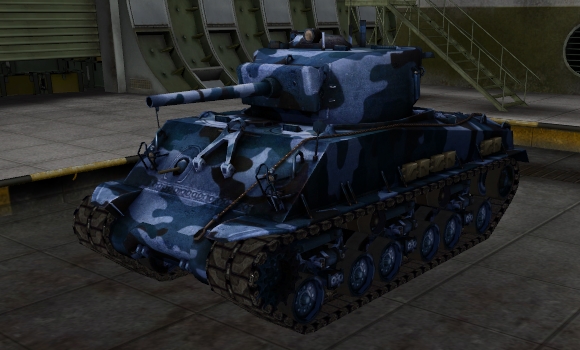 шкурка для танка M4A3E8 Sherman