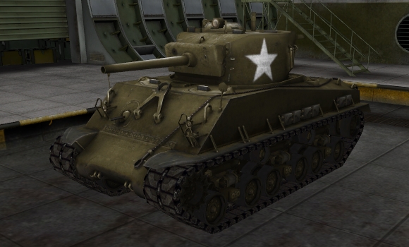 шкурка для танк M4A3E8 Sherman