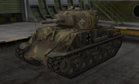 шкурка длч танка M4A3E8 Sherman