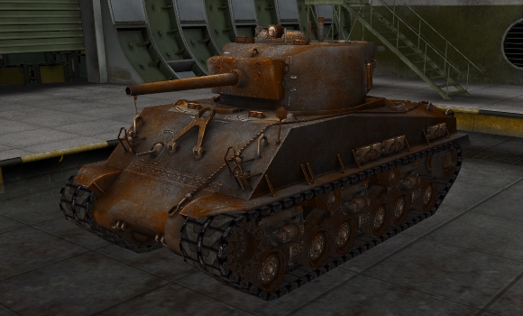 шкурка для танка M4A3E8 Sherman