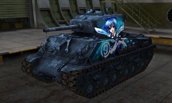 шкурка для танка M4A3E8 Sherman