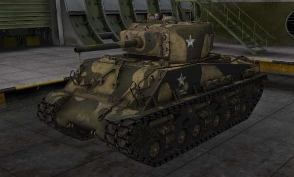 шкурка для танка M4A3E8 Sherman