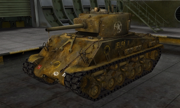 шкурка для танка M4A3E8 Sherman