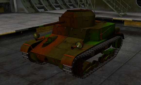 шкурка для танка T2 LT