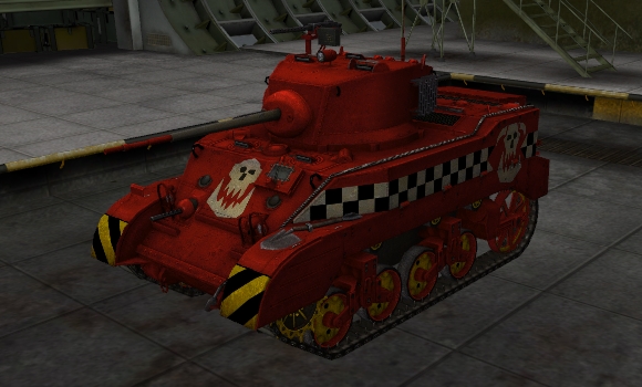 шкурка для танка M5 Stuart