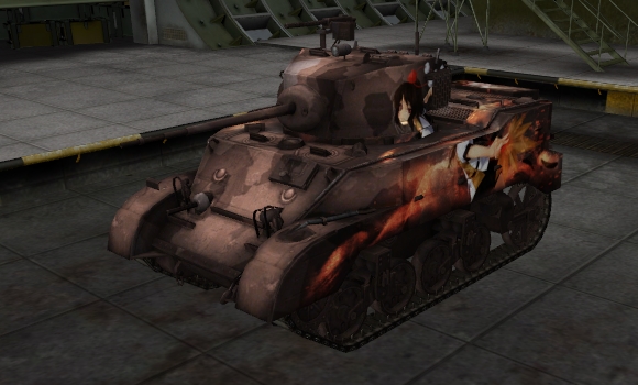 шкурка для танка M5 Stuart