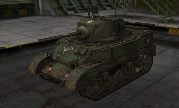шкурка для танка M5 Stuart