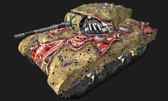 шкурка для танка M-7