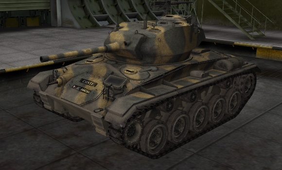 шкурка для танка M24 Chaffee
