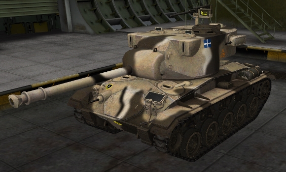 шкурка для танка M24 Chaffee