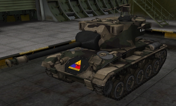 шкурка для танка M24 Chaffee