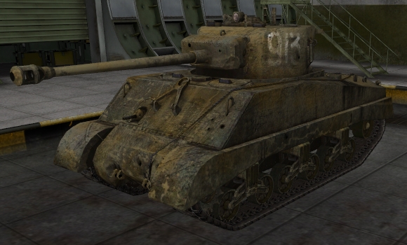 шкурка для танка M4A3E2 Sherman Jumbo