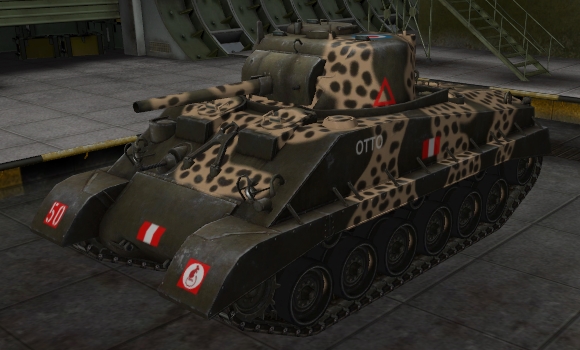 шкурка для танка M4A2E4