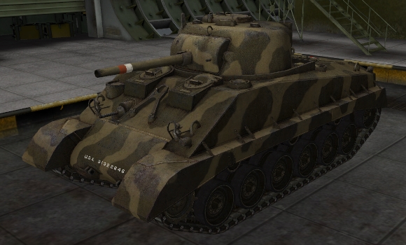 шкурка для танка M4A2E4