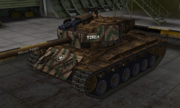 шкурка для танка T26E4 SuperPershing