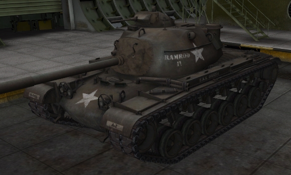 шкурка для танка M48A1