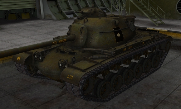 шкурка для танка M48A1