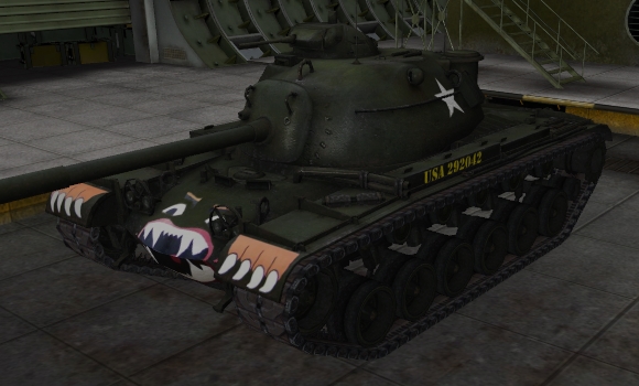 шкурка для танка M48A1