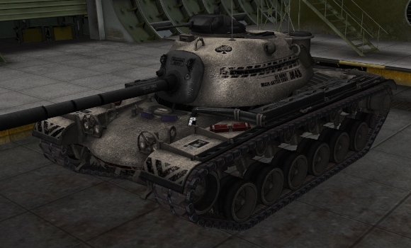 шкурка для танка M48A1