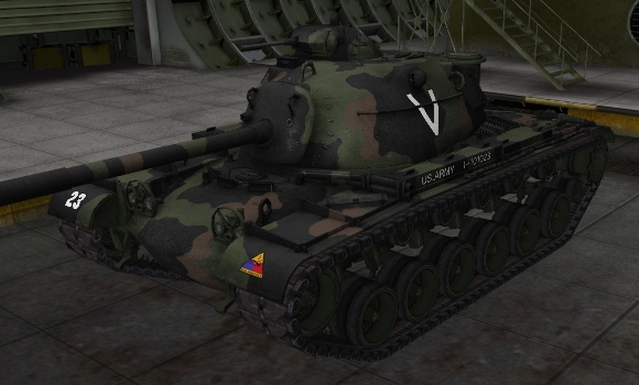 шкурка для танка M48A1