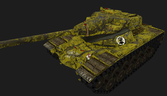 шкурка для танка T54E1