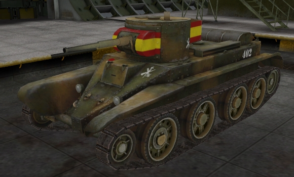 шкурка для танка БТ-2